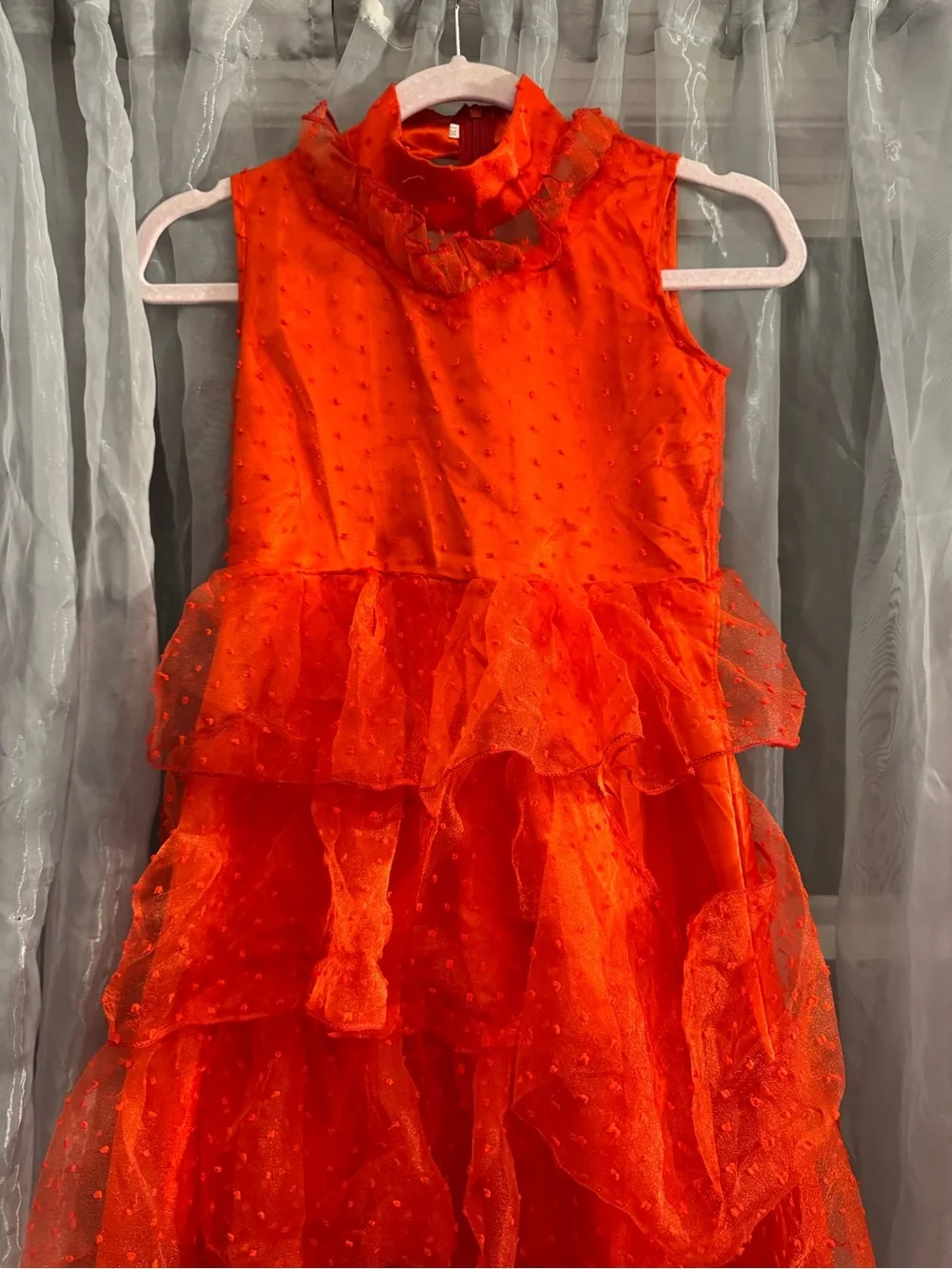 Lydia Deetz Beatles Bride Wedding Dress Red Halloween Costume